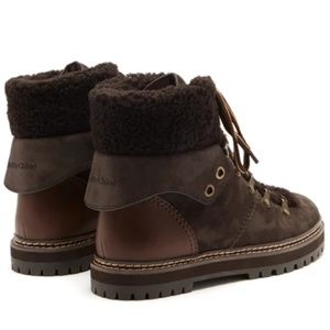 See by Chloé Shearling-lined Boots